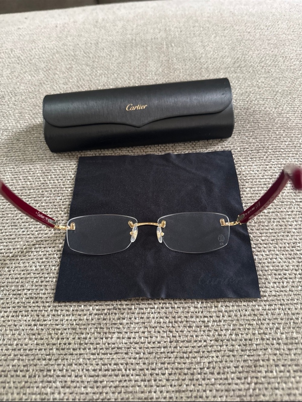 Cartier Rimless Glasses - Picture 10 of 12